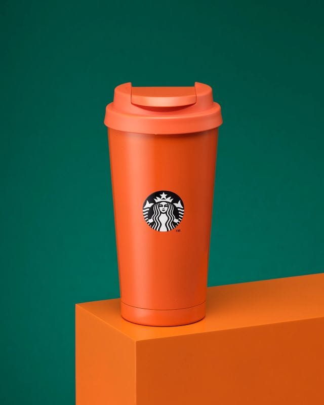 starbucks beams TUMBLER 16OZ BEAMS ORANGE